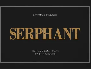 Serphant font