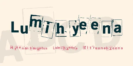 Lumihyeena font