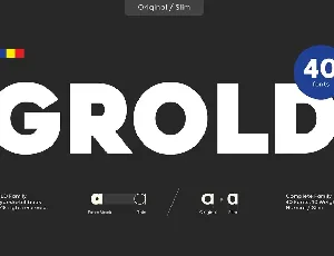 Grold Family font