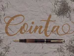 Cointa Script font