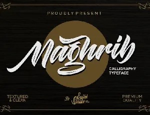 Maghrib font