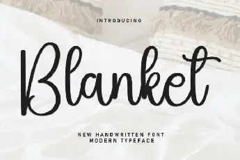 Blanket Script font