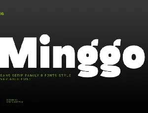 Minggo font