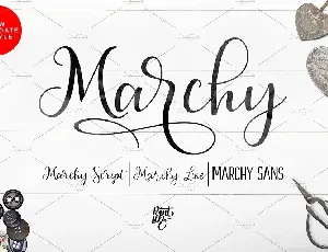 Marchy Free font