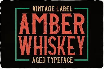 Amber Whiskey Typeface font