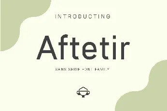 Aftetir font