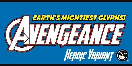 Avengeance Heroic Avenger font