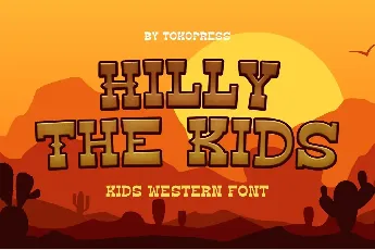 Hilly The Kids font
