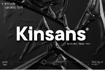 Kinsans font