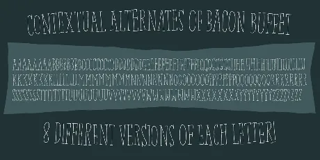 Bacon Buffet DEMO font