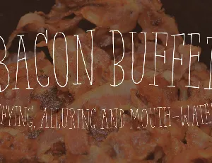 Bacon Buffet DEMO font