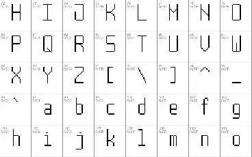 Post Pixel-7 font