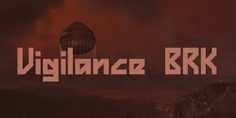 Vigilance BRK font