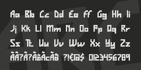 Vigilance BRK font