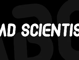 Mad scientist font
