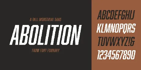 Abolition Family font