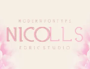 Nicolls Family font