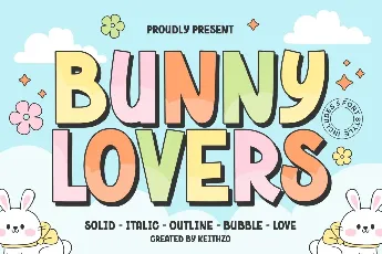 Bunny Lovers One font