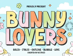 Bunny Lovers One font