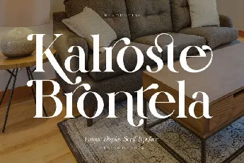 Kalroste Brontela font