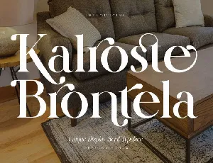 Kalroste Brontela font