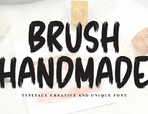 Brush Handmade Brush font