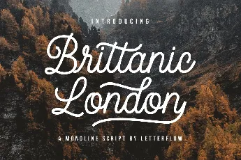 Brittanic London font