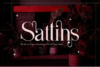 Sattins font