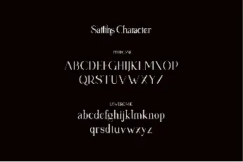 Sattins font