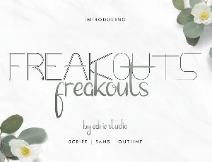 Freakouts Demo font