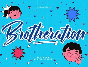 Brotheration Demo font