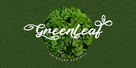 Greenleaf font