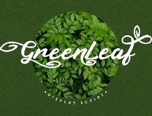 Greenleaf font