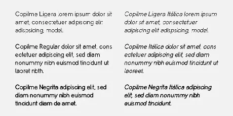 Copilme font