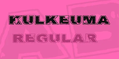 Kulkeuma font