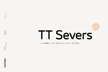 TT Severs font