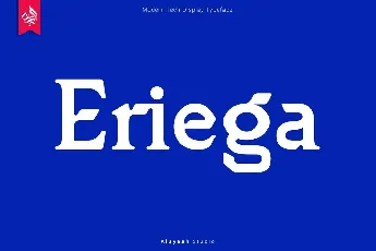 Eriega font