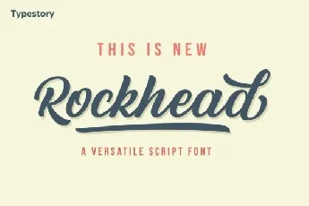 Rockhead Script font