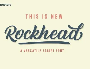 Rockhead Script font