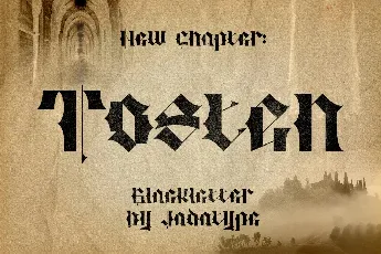 Tosten font