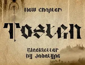 Tosten font