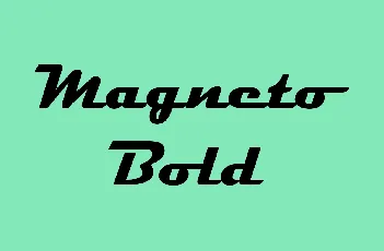 Magneto Bold font