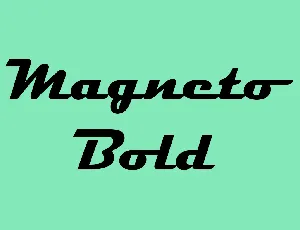 Magneto Bold font