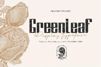 GreenleafÂ Font font