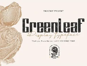 GreenleafÂ Font font