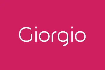 Giorgio font