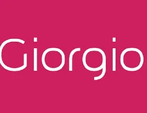 Giorgio font