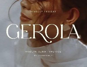 Gerola font