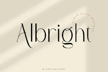 Albright Serif font