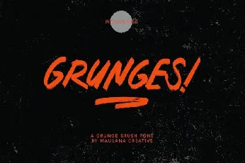 Grunges Brush font